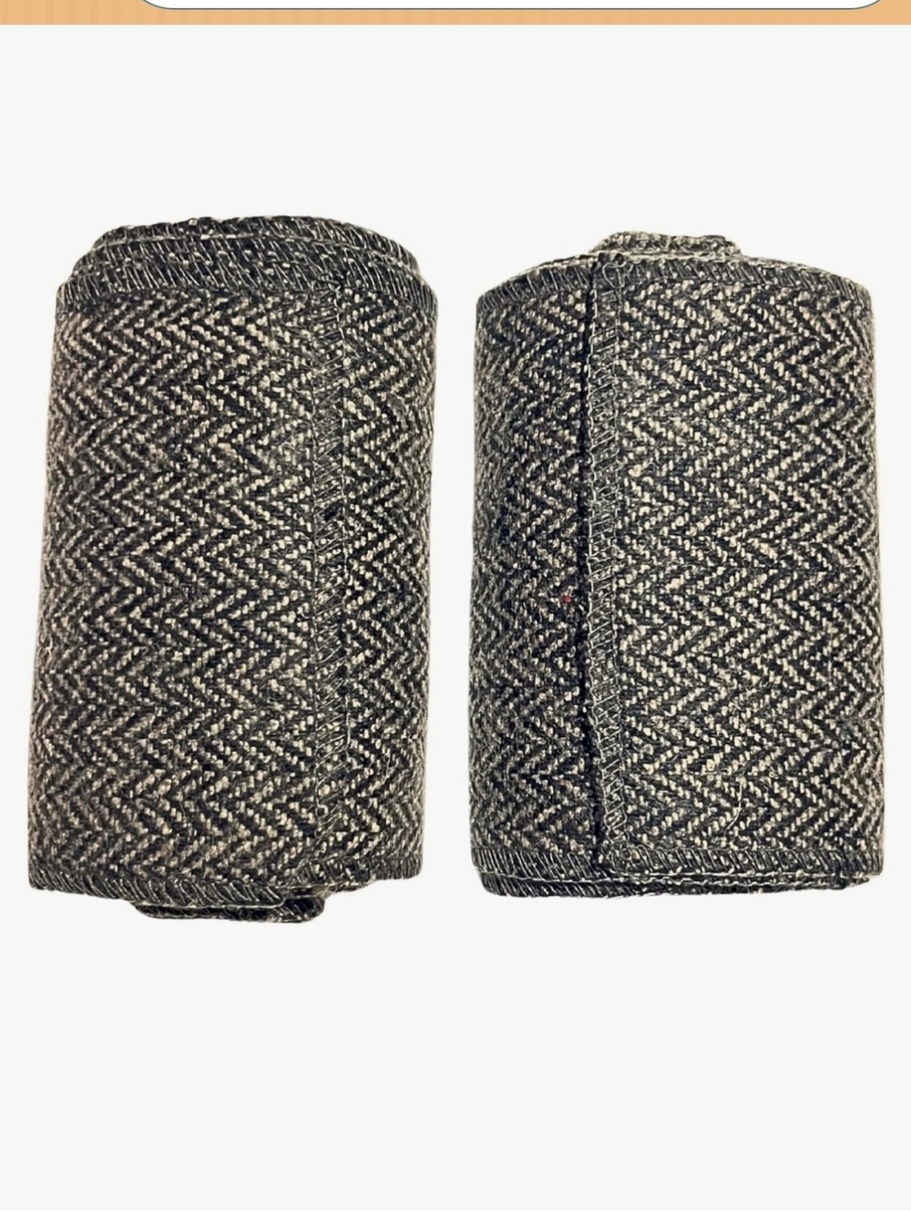 NWT warreplica Wool Viking Leg Wraps Herringbone